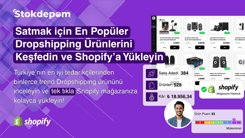 Ürünleri seç ve mağazana anında yükle