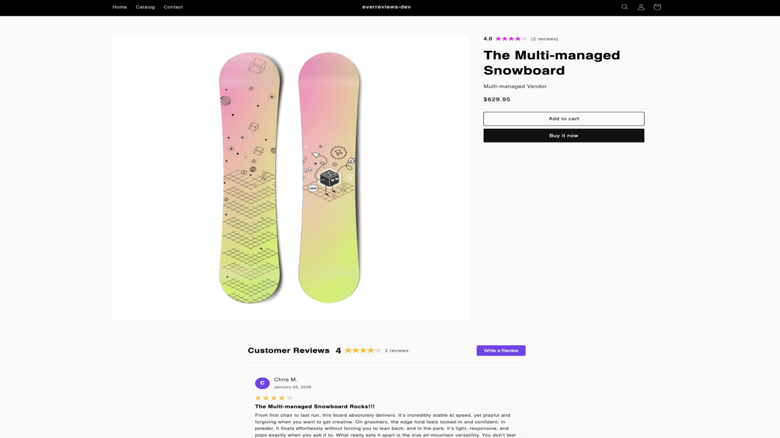 Product Detail Page