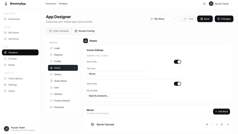 Designer Blocks