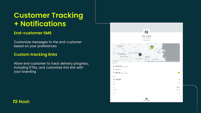 Customer Tracking + Notifications