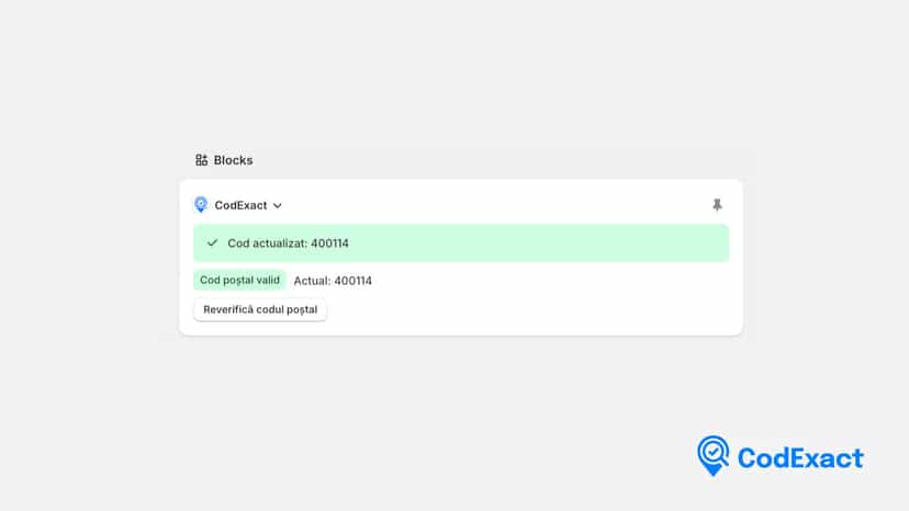 Autocorrect Romanian Postal Code