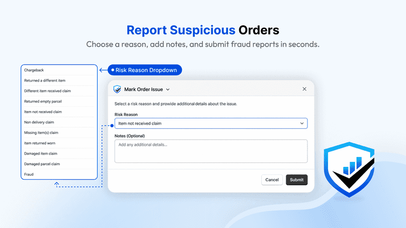 Report Suspicious Orders