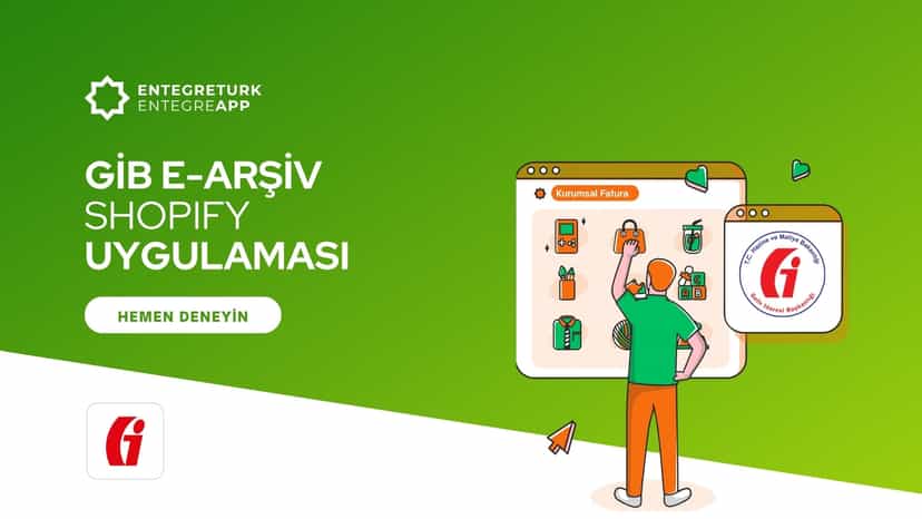 GİB e-Arşiv Shopify