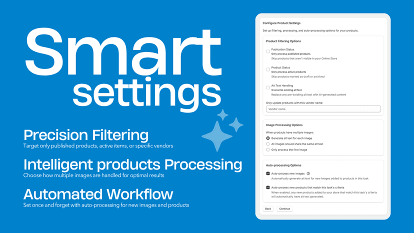 Blogger automate your blog - Smart Settings