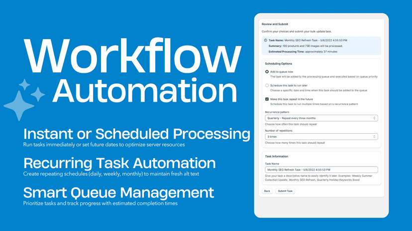Blogger automate your blog - Workflow Automation