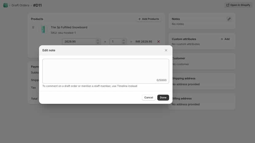 Notes and custom attributes