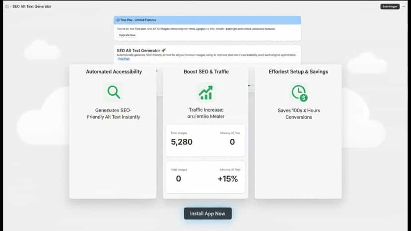 featured media for SEO optimization app
