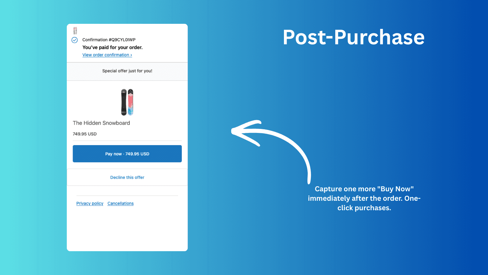 SmartSellio Post-Purchase Page Mobile