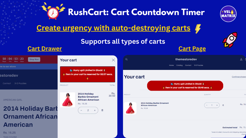 Custom dashboard interface – Easy configuration panel in Shopify