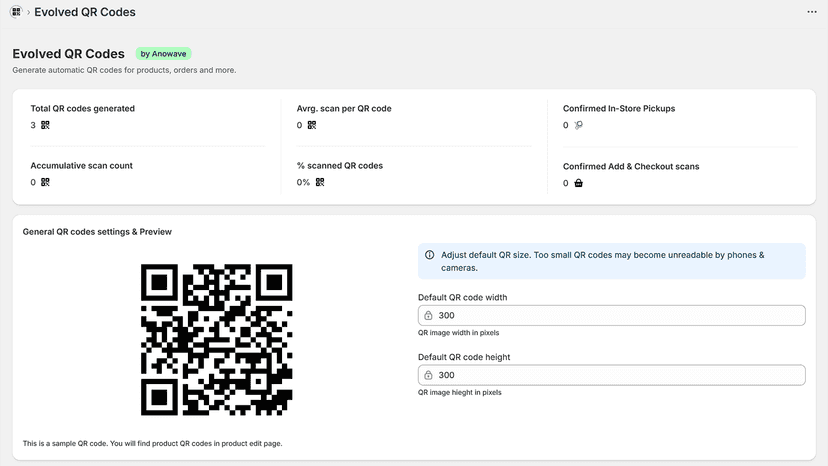 Automatic QR codes