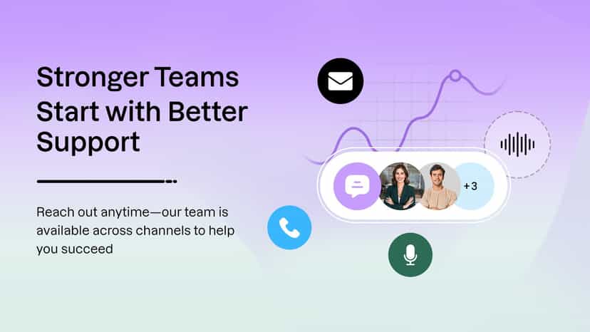 Stronger support team about app