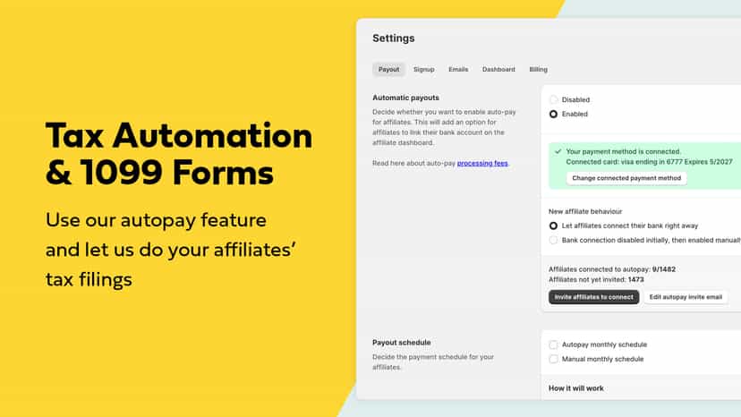 Pain-free tax automation - use autopay and let us do all the tax