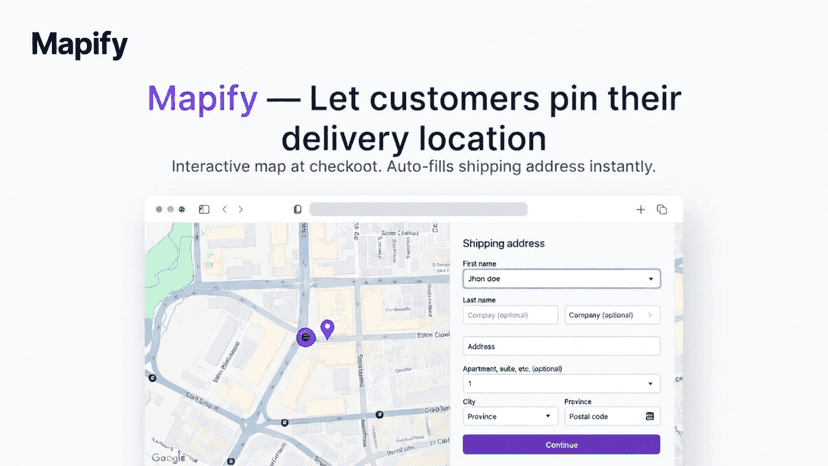 Let Customers Pin their delivery location
