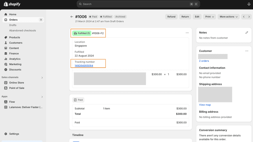 Auto-pipe your Shopify unfulfilled delivery to Lalamove