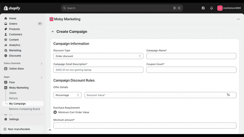 Create campaign & Submit for approval in max 24 hrs