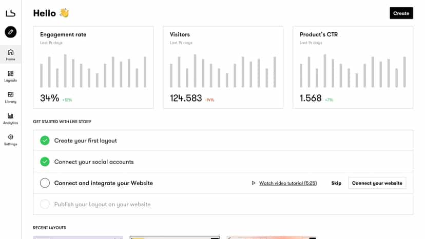 Live Story - Homepage