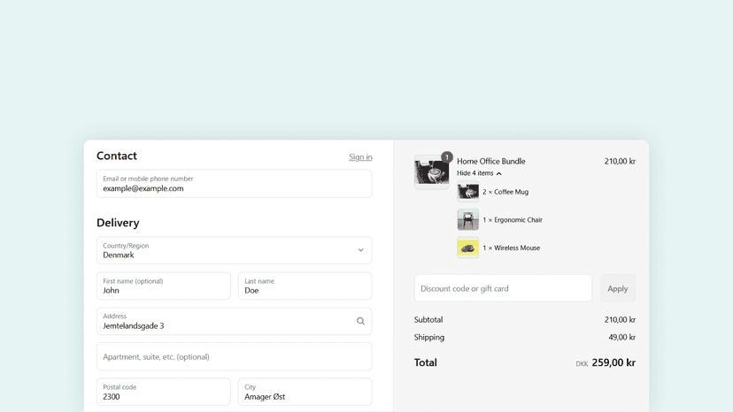 Bundle checkout with custom quantity per bundled product