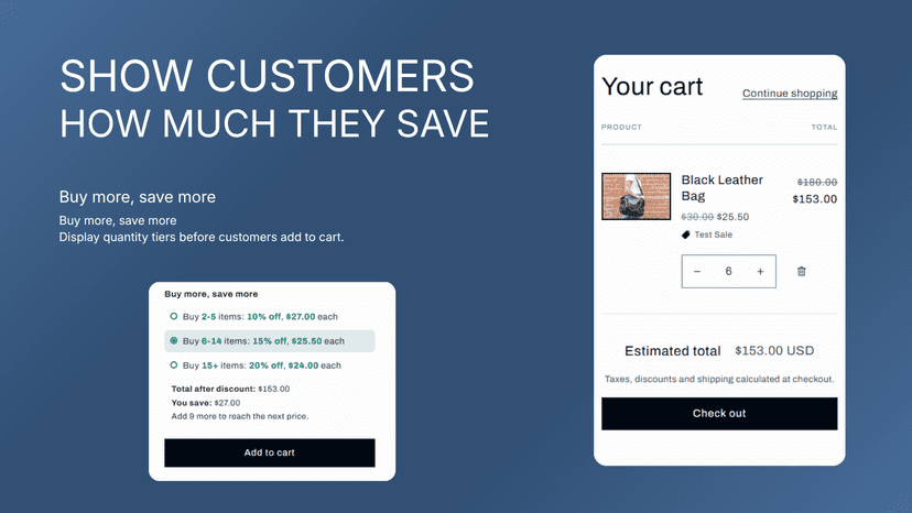 Tiered pricing rule builder with live preview