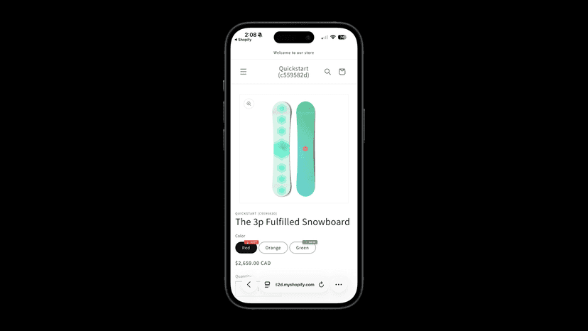 Storefront Badge Views - Mobile