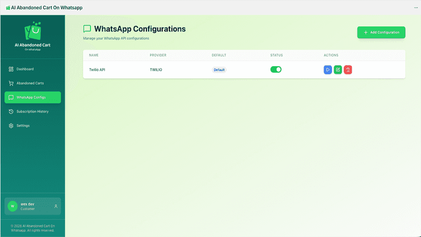 Automate messages using your own WhatsApp API