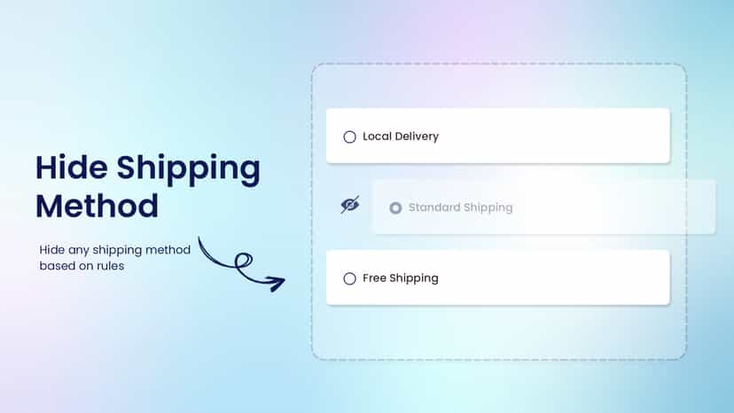 Hide shipping method