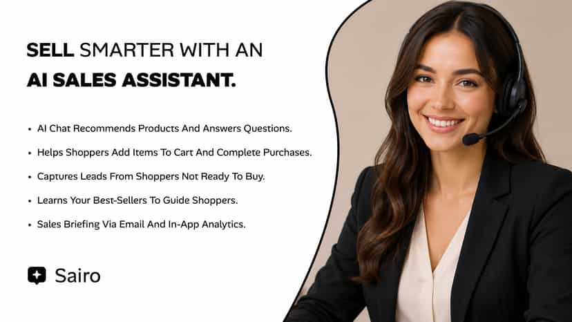 Features for Sairo committed to her merchants.