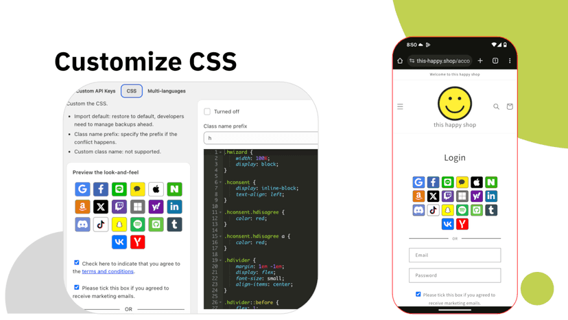 Customize CSS
