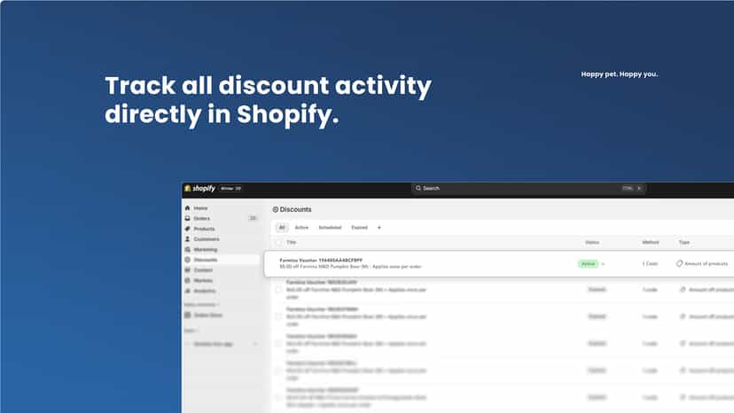 Track Coupon Usage in Shopify and In Your Farmina Account