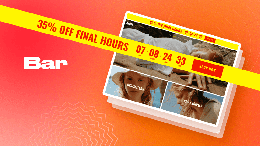 Bar countdown timer
