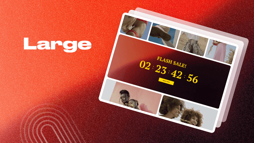 Large countdown timer