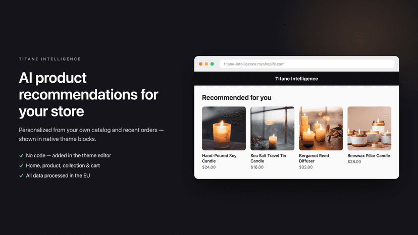 Titane Intelligence on Shopify