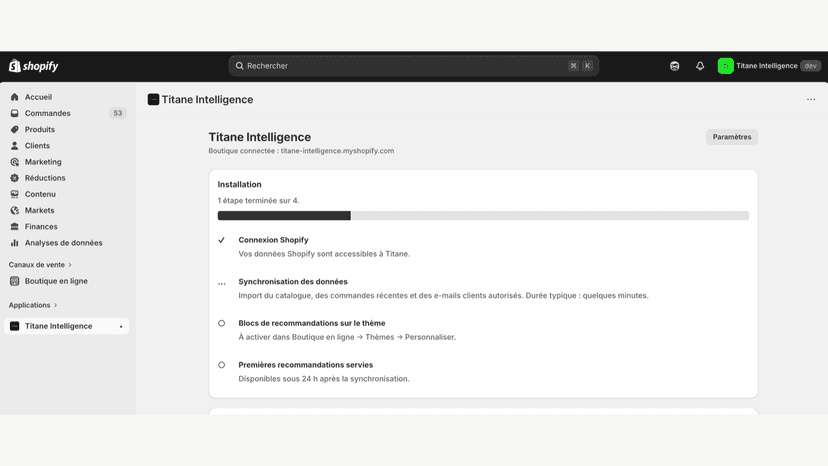 Shopify app preview