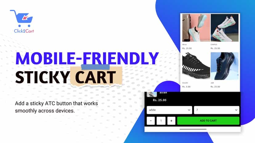 sticky add to cart bar