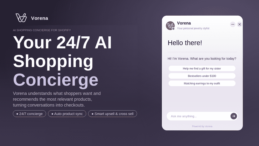 AI shopping concierge that turns conversations into checkouts