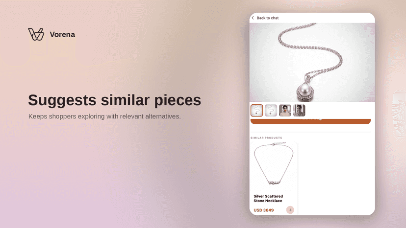 Surfaces similar and complementary products in conversation