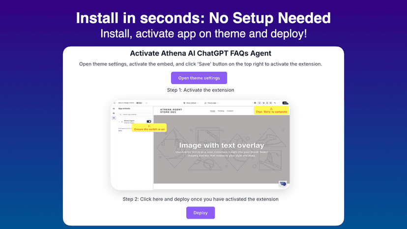 Install in Seconds, No Setup Needed