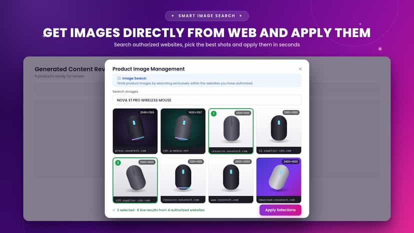 GET IMAGES DIRECTLY FROM THE WEB AND APPLY THEM