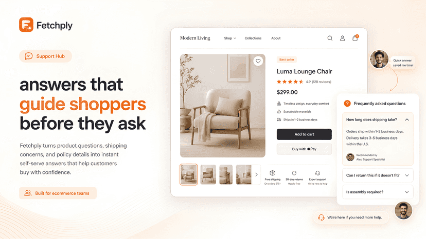 Fetchply Ai Support Agent