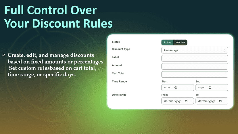 WBL - Time Based Discounts