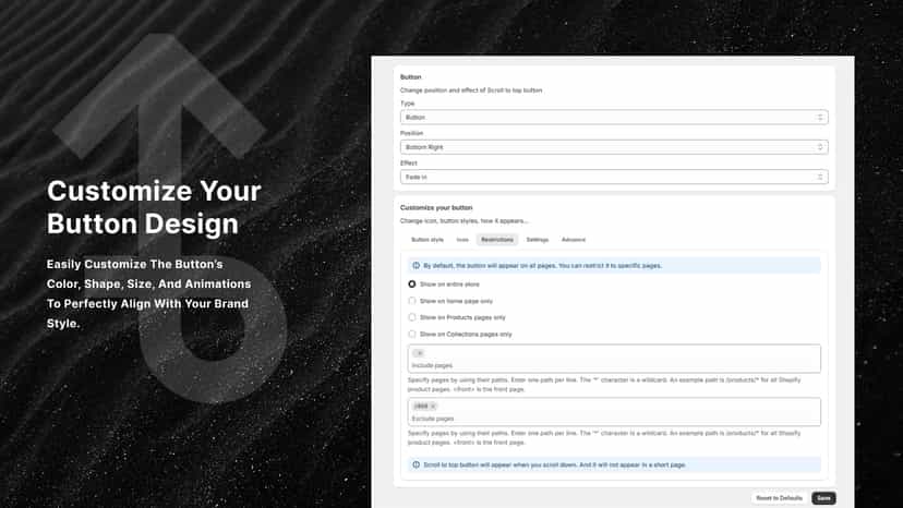 Customize your button design