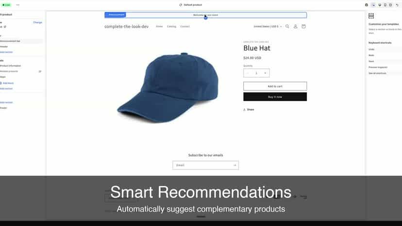 Show complementary products customers will love