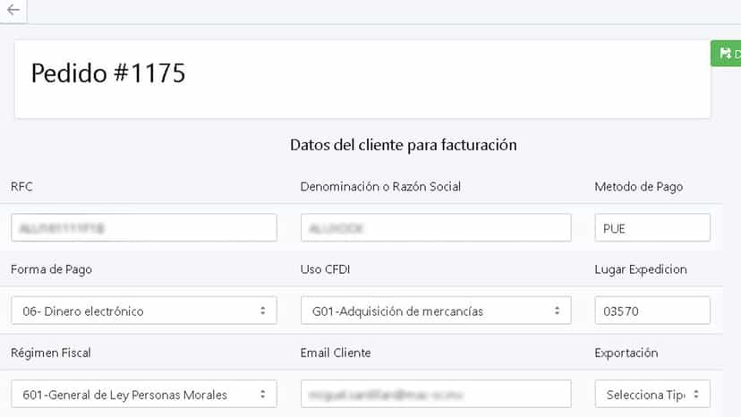 Puedes facturar los pedidos desde el administrador de Shopify.