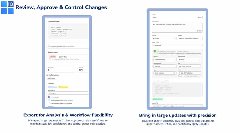 Commerce Dash CatalogIQ Governance