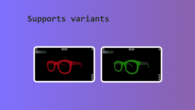 Supports variants.