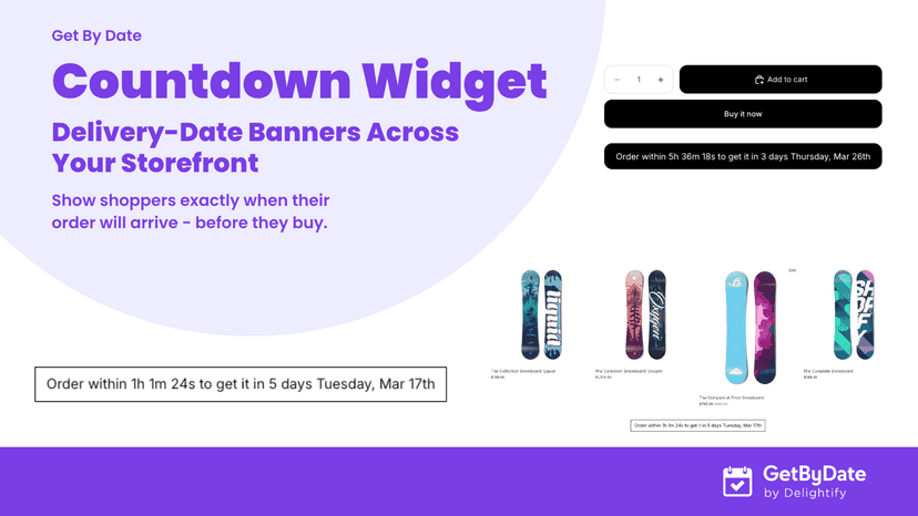 Countdown widget