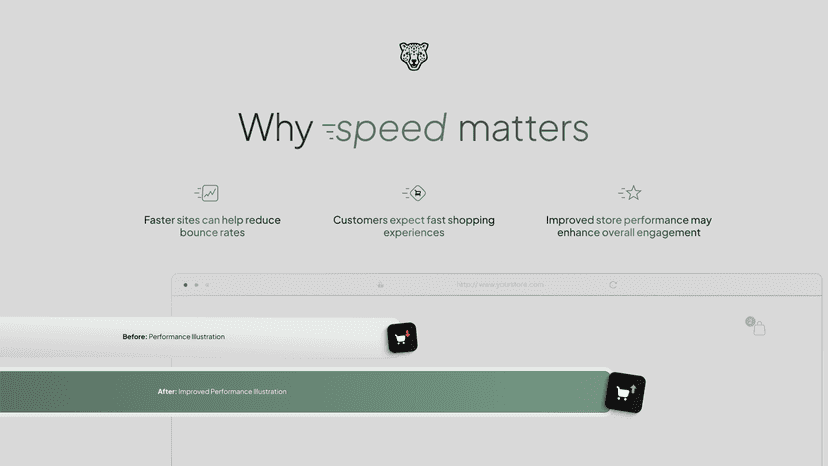 Overview explaining why store speed impacts conversions