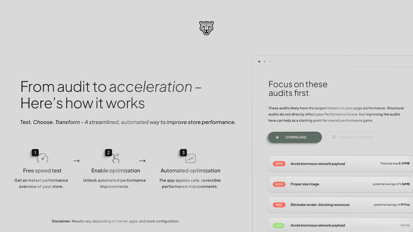 Onboarding steps and automated analysis overview