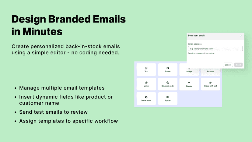 Design Branded and Personalized Emails in Minutes