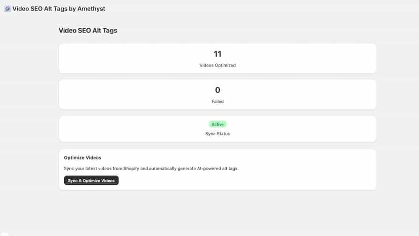 Video SEO Alt Tags by Amethyst 1
