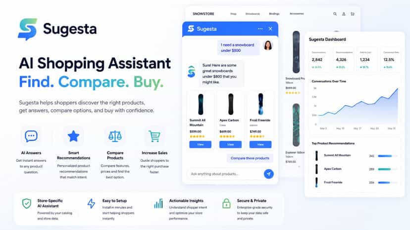 AI shopping assistant for product discovery and comparison